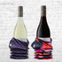 Metallic Assorted Origami Paper Wine Tote Bag (Silver)